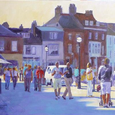 SUNDAY IN WEYMOUTH 16 X 24 INCHES