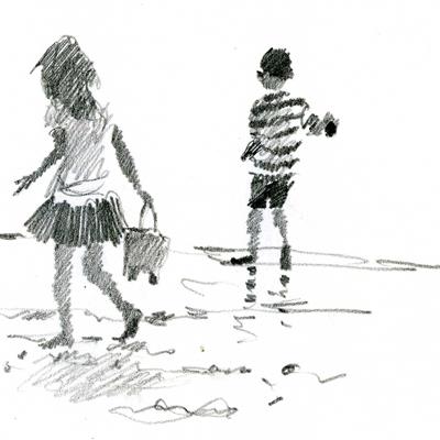 Beach sketch 1