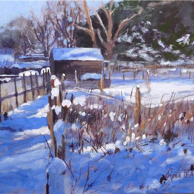 FRESH SNOWFALL 10 x 12 i