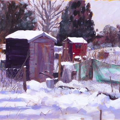 HE WINTER RETREAT 10 X 12 INCHES