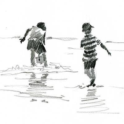 Beach sketch 2