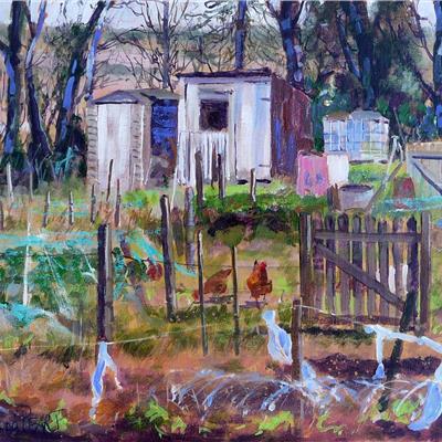 CHICKEN RUN 10 X 12 INCHES