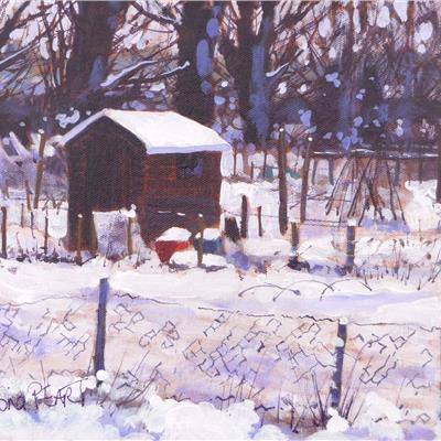 SNOWEY RETREAT 10 X 12 INCHES SOLD