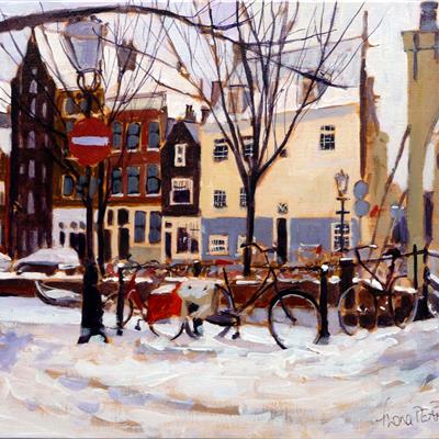 First snow 10 x 12 inches