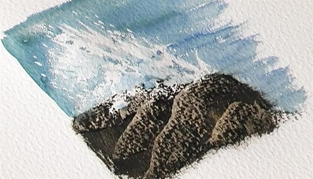Tips for painting with masking fluid and watercolours