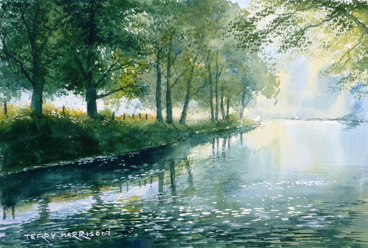 Hazy Days 8.75 x 12.75 inches watercolour